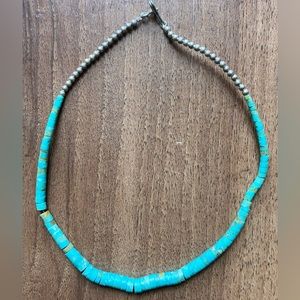 Vintage Turquoise Beaded Necklace